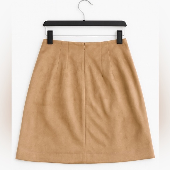 Express High Rise Tan Mini Skirt | Size 14 | Lined | Versatile & Chic - Picture 3 of 3